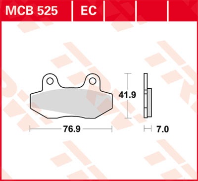 TRW Lucas Remblok MCB525