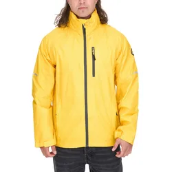 NORTHERN COUNTRY Herren nachhaltige Fahrrad-Jacke mit Reflektoren Regen-Jacke mit versteckter Kapuze wasserabweisende Übergangs-Jacke 55448815 Gelb - L