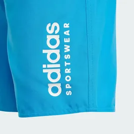 adidas Sportswear Essentials Logo CLX Kids Badeshorts Bright Blue / White 116
