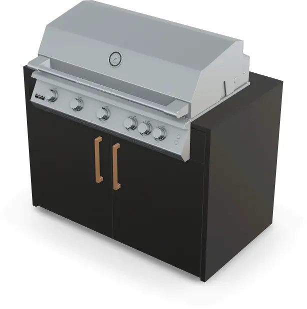 Brabura Fusion 500 RS Modul - Basalt Schwarz / Anthrazit / Holzgriff