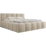 Mirjan24 Polsterbett Natur, Textil, Rechteckig, 140x200 cm, Schlafzimmer, Betten, Polsterbetten