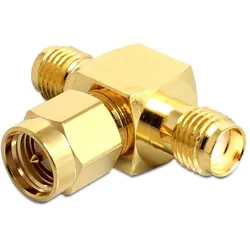 SMA Buchse - SMA Stecker - SMA Buchse T-Stück