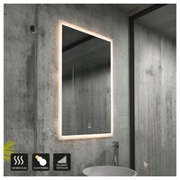 Home Deluxe LED-Spiegel Rechteckig NOLA – 60 x 80 cm