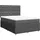 vidaXL Boxspringbett 140 x 200 cm Dunkelgrau