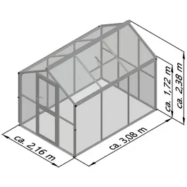 KGT Galant III Alu Dunkelgrün HKP 10 mm 6,65 m2