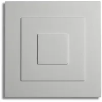 Decosa Rosette Yvonne, weiß, 32 x 32 cm -
