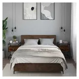 vidaXL Nachttische 2 Stk. Räuchereiche 40x40x55 cm Holzwerkstoff