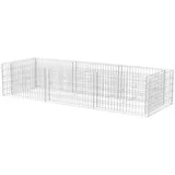 vidaXL Gabionen-Hochbeet 270 × 90 × 50 cm