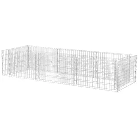 vidaXL Gabionen-Hochbeet 270 × 90 × 50 cm