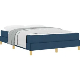vidaXL Boxspringbett 160 x 200 cm Blau
