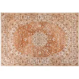 Beliani Beliani, Kurzflor-Teppich, orange 160 x 230 cm orientalisches Muster Kurzflor HAYAT
