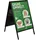 update displays Kundenstopper DIN A1 2 Fächer 62,4 x 6,0 x 105,0 cm, 1 St.