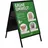 update displays Kundenstopper DIN A1 2 Fächer 62,4 x 6,0 x 105,0 cm, 1 St.