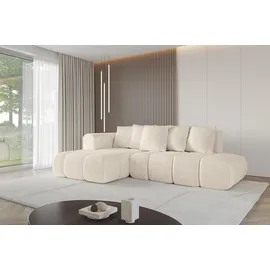 altdecor Ecksofa Ottomane Links CLOUD-L-v1 280x185x90 Beige Cord