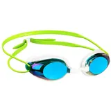 Mad Wave Honey Rainbow verspiegelte Schwimmbrille – Grün GRÜN ONE SIZE