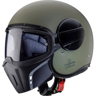 Caberg Ghost X, casque modulaire - Mat-Vert Foncé - M