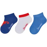 Sterntaler Sneakersocken 3er-Pack Krebs Blau 34