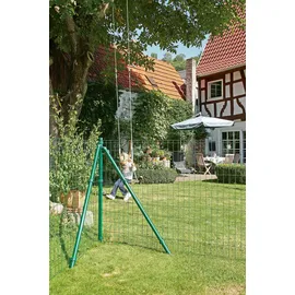 GAH Alberts Fix-Clip Pro Gartenzaun 25 m x 100 cm Grün/Stahl