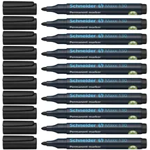 Schneider Permanentmarker 1,0-3,0 mm 10 St. Schwarz