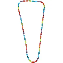 COLLEZIONE ALESSANDRO Lange Kette Beja mehrfarbig / Glas