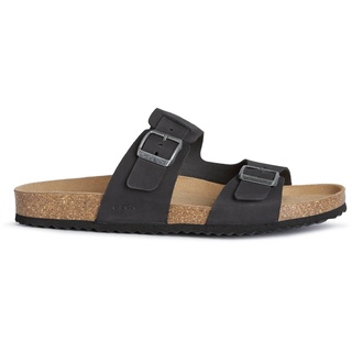 Geox Jungen U Ghita B SANDALS, Schwarz, 41 EU