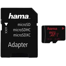 Hama microSDXC 128GB Class 10 UHS-I U3 + SD-Adapter/Foto