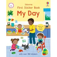 Usborne Verlag First Sticker Book My Day