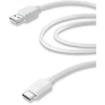 Cellular Line USB-A auf USB-C 2 m Weiß