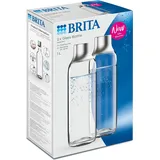 Brita Glasflasche für sodaTRIO Wasserprudler 2er Pack