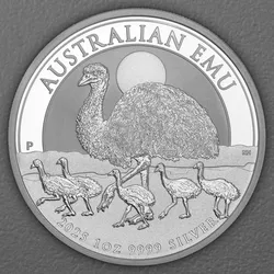 Silbermünze 1oz Emu 2025 (Australien)