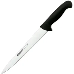 ARCOS Serie 2900 - Professionelles Tranchiermesser 25 cm NITRUM-Stahl. Schwarz