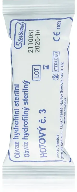 Steriwund Hydrophilic dressing sterile 3 Verband 1 St.