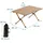 Relaxdays Campingtisch klappbar Bronze
