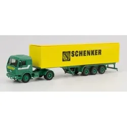 HERPA 310949 1:87 Mercedes-Benz S Koffer-Sattelzug 