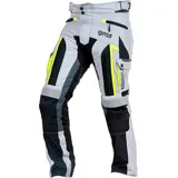 Gms Everest Textilhose Hellgrau/Schwarz/Neon-Gelb S