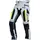Gms Everest Textilhose Hellgrau/Schwarz/Neon-Gelb S