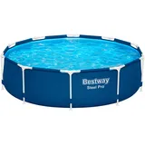 BESTWAY Frame Pool Set 305 x 76 cm inkl. Filterpumpe