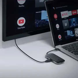 Aukey CB-C71 laptop-dockingstation - portreplikator Schwarz