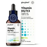 gloryfeel Vitamin D3 K2 Tropfen 50 ml
