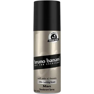 bruno banani Man Deo-Bodyspray, Körperspray mit zeitlos-frischem, orientalischen Herrenduft, 24h lang anhaltend, 50 ml