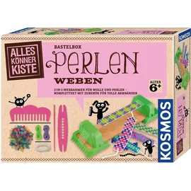 Kosmos Perlen weben 2-in-1-Webrahmen Bastel-Set