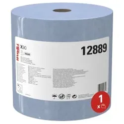 Kimberly-Clark WYPALL* X90 Wischtücher 12889 , 1 Paket = 1 Rolle à 450 Tücher, 32 x 30 cm