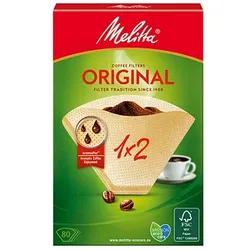 80 Melitta ORIGINAL 1x2 Kaffeefilter