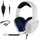 THE G-LAB Korp Cobalt Gaming Headset - Stereo Mikrofon, Ultraleicht, Ultra Bass Stereo Headset - 3,5 mm Klinke für PC PS4 PS5 Xbox One Mac Nintendo Switch Tablet Smartphone (weiß)