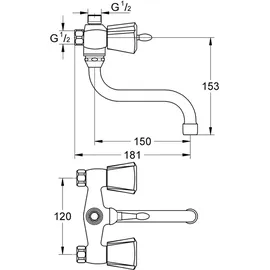 Grohe Mehrzweck 120 mm (26013000)