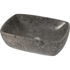 Mendler Marmor Aufsatzwaschbecken 15 x 51 x 36 cm