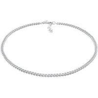 Elli PREMIUM Choker Panzerkette Basic Edel Klassik 925 Silber Ketten Damen