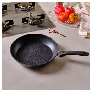 Karaca Pfannen-Set Karaca Aqua Granit Bratpfanne Pfanne Kochtopf Eierpfanne 30 cm schwarz