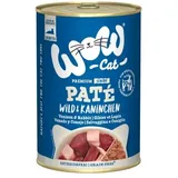 WOW Cat 6x 400g Cat Senior Wild & Kaninchen WOW Katzenfutter nass