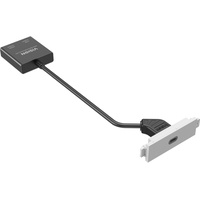 VISION TechConnect 3 - Modulares Faceplate-Kit mit Snap-ins und Kabeln - USB Typ C - weiß